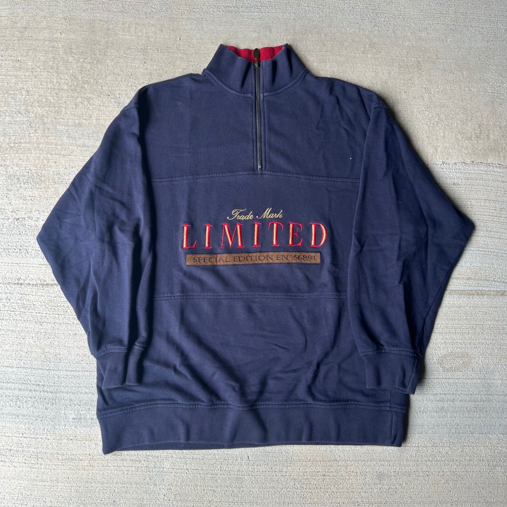 Vintage 2000s Limited Sport USA Quarter Zip Sweatshirt